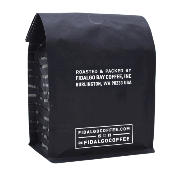 Fidalgo coffee bag back