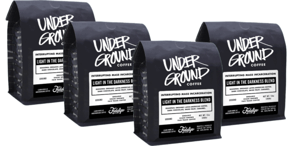 Fidalgo's underground coffee subscription - dark and light roasted coffee