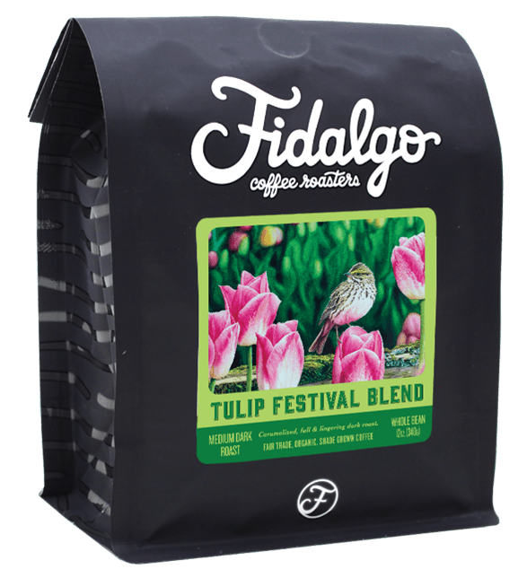Tulip festival blend new year wishes